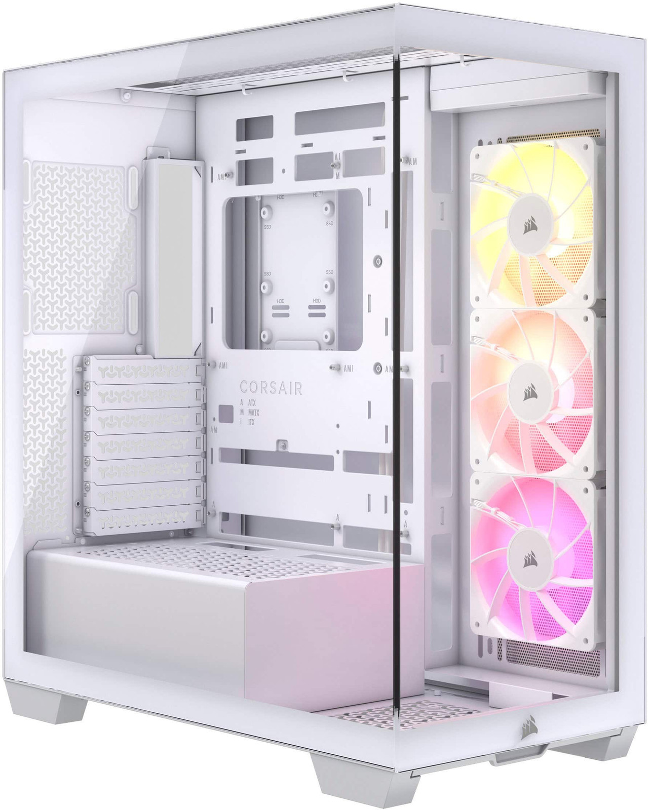 Корпус для ПК CORSAIR - 3500X ARGB ATX Mid-Tower - белый 17090₽