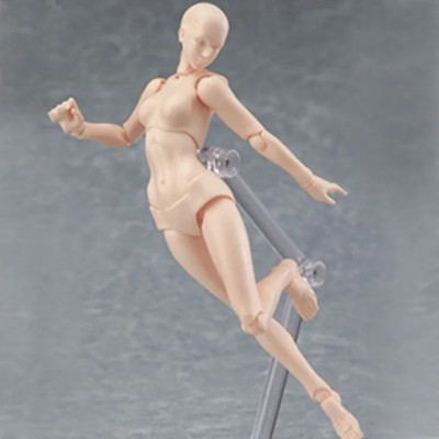 5.12'' Sketch Draw Male Female Movable Body Model Artist Art Painting Anime 