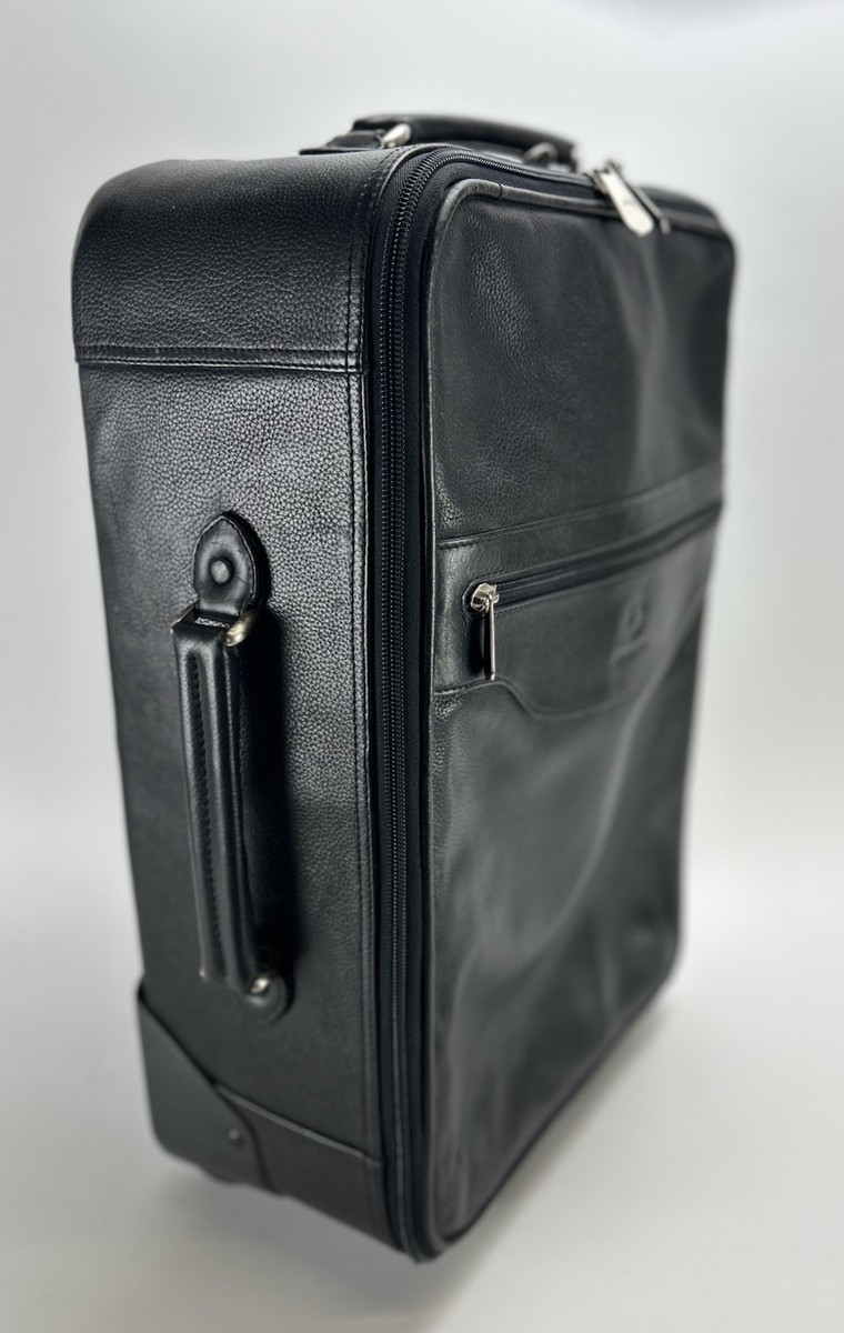 Mercedes非売品 ブラック キャリーケース Mercedes Benz Black Leather Carry-On Suitcase Wheeled Luggage | eBay