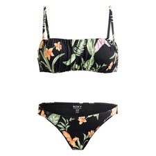Roxy Womens Beach Classics Bandeau Set Bikini