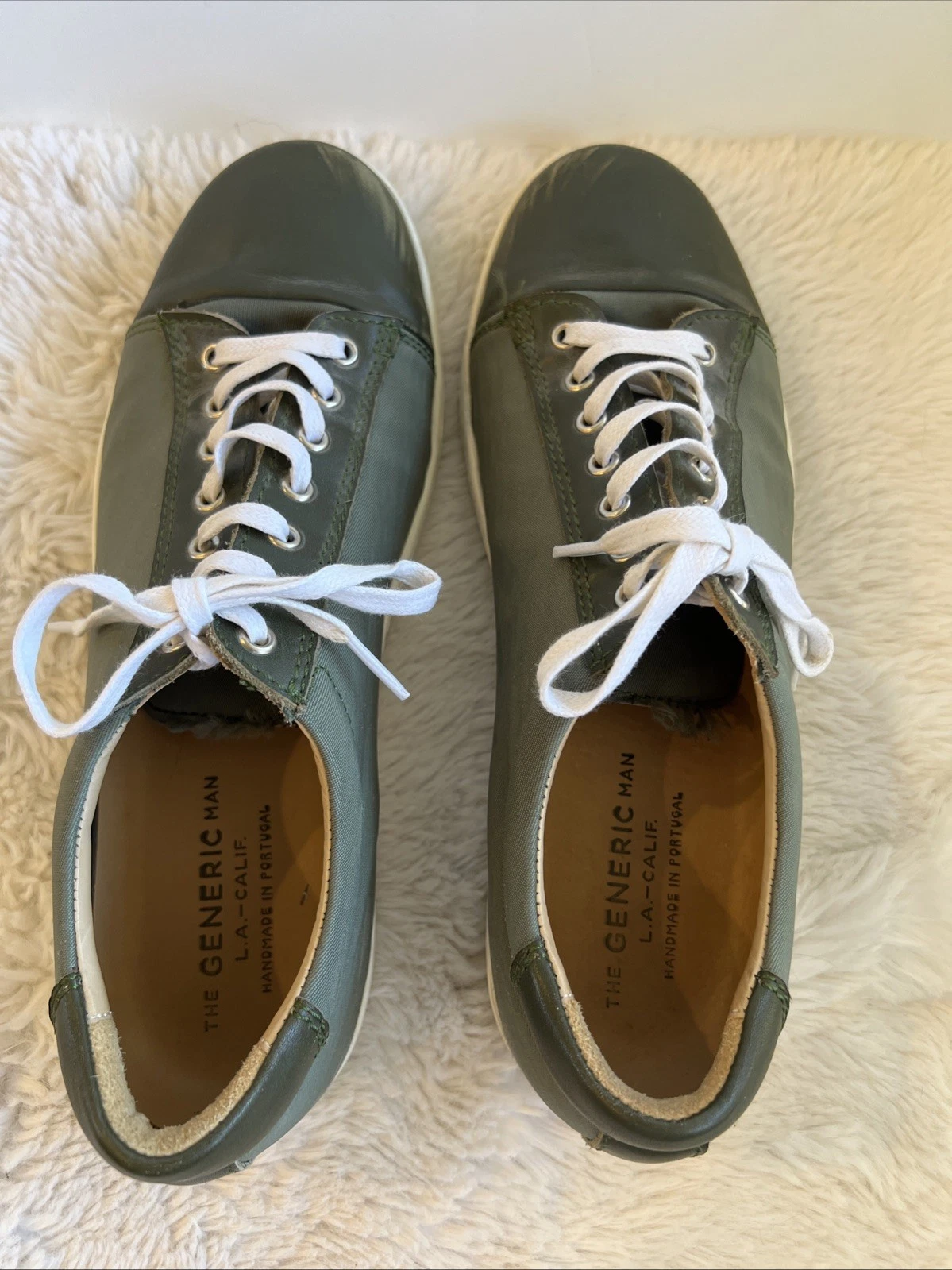 The Generic Man Dark Green Casual Sneaker Size 10.5