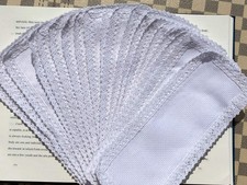 20 Pieces of Book Marker Cross Stitchnet 30x105 aida 100% Cotton multicolor