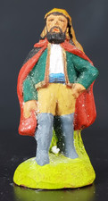 PAUL FOUQUE Santon Argile  " Le GITAN " SANTONNIER AIX EN  PROVENCE crèche Noël