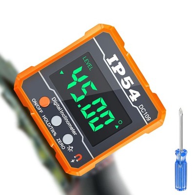 Digital Angle Magnetic Protractor,4 of 90° Measuring Range Mini Digital Level...