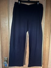 Vintage White Stag Pants Petite Size 12/14 Pull On Elastic Waist With Pockets