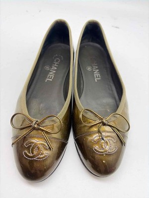 Chanel Green Size 36 Slip On Flats | eBay