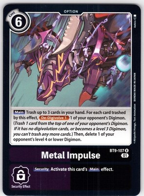 Metal Impulse Rare X Record Foil BT9-107 R NM