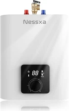 1.6 Gallon Electric Mini Tank Water Heater, 110V 1500W Point of Use on Demand un