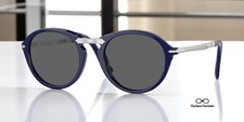 PERSOL PO3274S 1144B1 Phantos Blu Dark Grey 50 mm Unisex Sunglasses