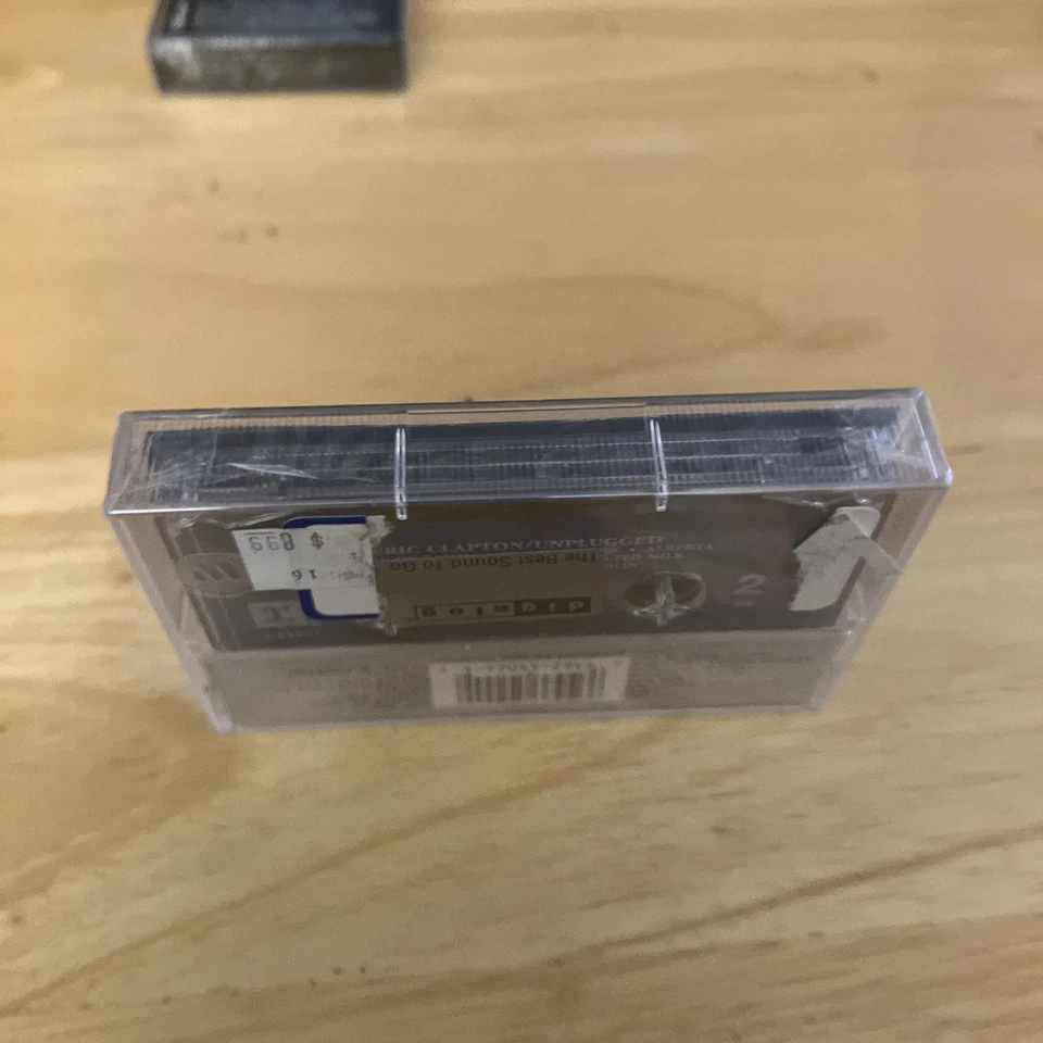 Eric Clapton Unplugged Sealed Cassette New Hype Sticker Blues Rock Fast Ship - Image 4 of 4