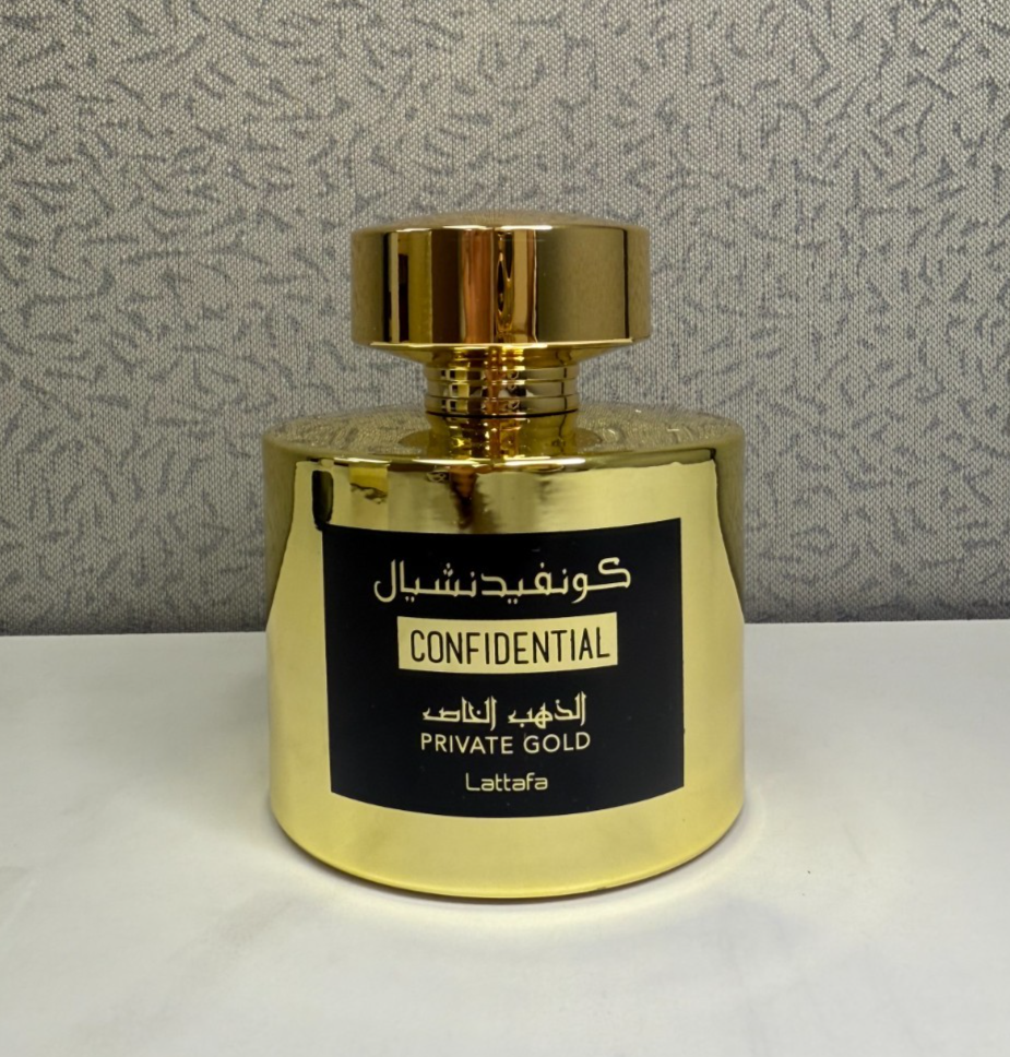 Confidential Private Gold EDP 100ml by Lattafa Unisex Men & Women
