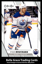 2023-24 O-Pee-Chee Evan Bouchard #425 Edmonton Oilers NHL Hockey