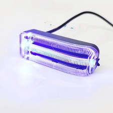 Clignotant double couleur jaune bleu pour scooter pour vélo électrique 12V