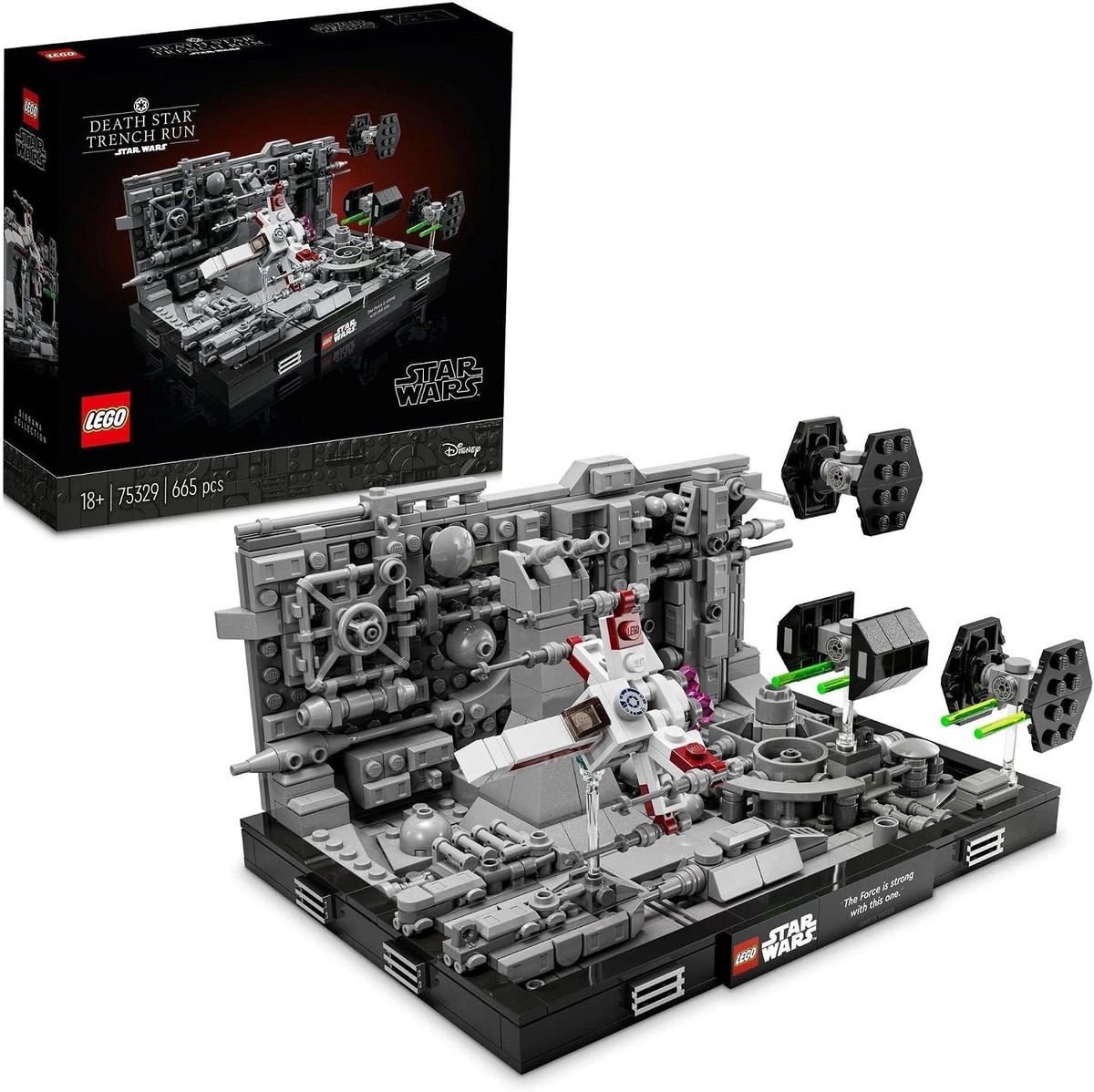 Lego (LEGO) Star Wars Death Star (TM) trench run diorama 75329 | eBay