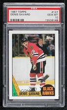 1987-88 Topps Denis Savard #127 PSA 10 GEM MT HOF 0m2