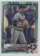2021 Bowman Draft Chrome Aqua Lava Refractor 31/199 Steven Hajjar #BDC-161 l3a
