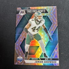 Jamien Sherwood Mosaic England Games Honeycomb Prizm Case Hit 2025 #270