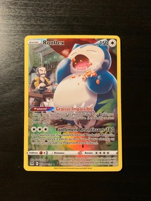 Pokemon Karte: Ronflex TG10/TG30 Verlorener Ursprung Französisch NEU