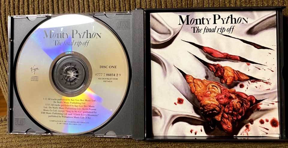 Monty Python: The Final Rip Off (CD, 1987, 2-Disc Set) - Compilation of Classics - Image 3 of 4