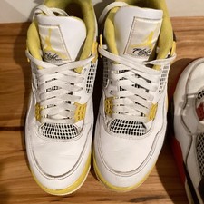 Jordan Air Jordan 4 Retro Tour Yellow White Yellow Men's Basketball Sneakers