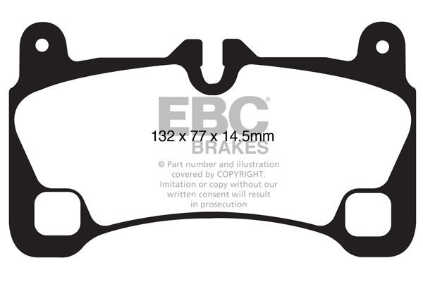 EBC DP51836NDX BRAKE PAD SET DISC BRAKE Rear