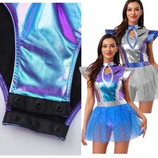 DE Damen Alien Kostüm Space