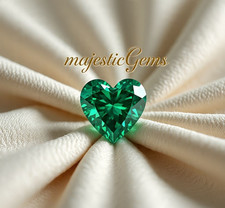 100 Natural Heart Cut Green Color Diamond 2 Ct VVS1 D Grade 1 Free