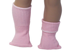 Pink Basic Anklet Bobby Socks Doll Clothes For 18" American Girl Debs