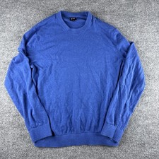 Gap Mainstay Crew Blue Sweater Size Large Gap Men's
