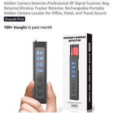 Hidden Camera Detector ,Professional RF Signal Scanner, Bug Detector