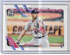 2021 Topps #535 Johan Oviedo St. Louis Cardinals Rookie Card. rookie card picture