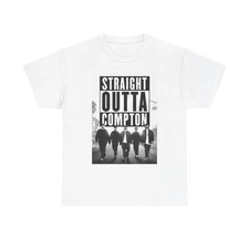 Straight Outta Compton T Shirt BRAND NEW Apparel Unisex Heavy Cotton Tee