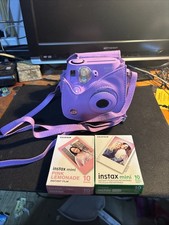 Fujifilm Instax Mini 7S Instant Camera Bundle - Purple