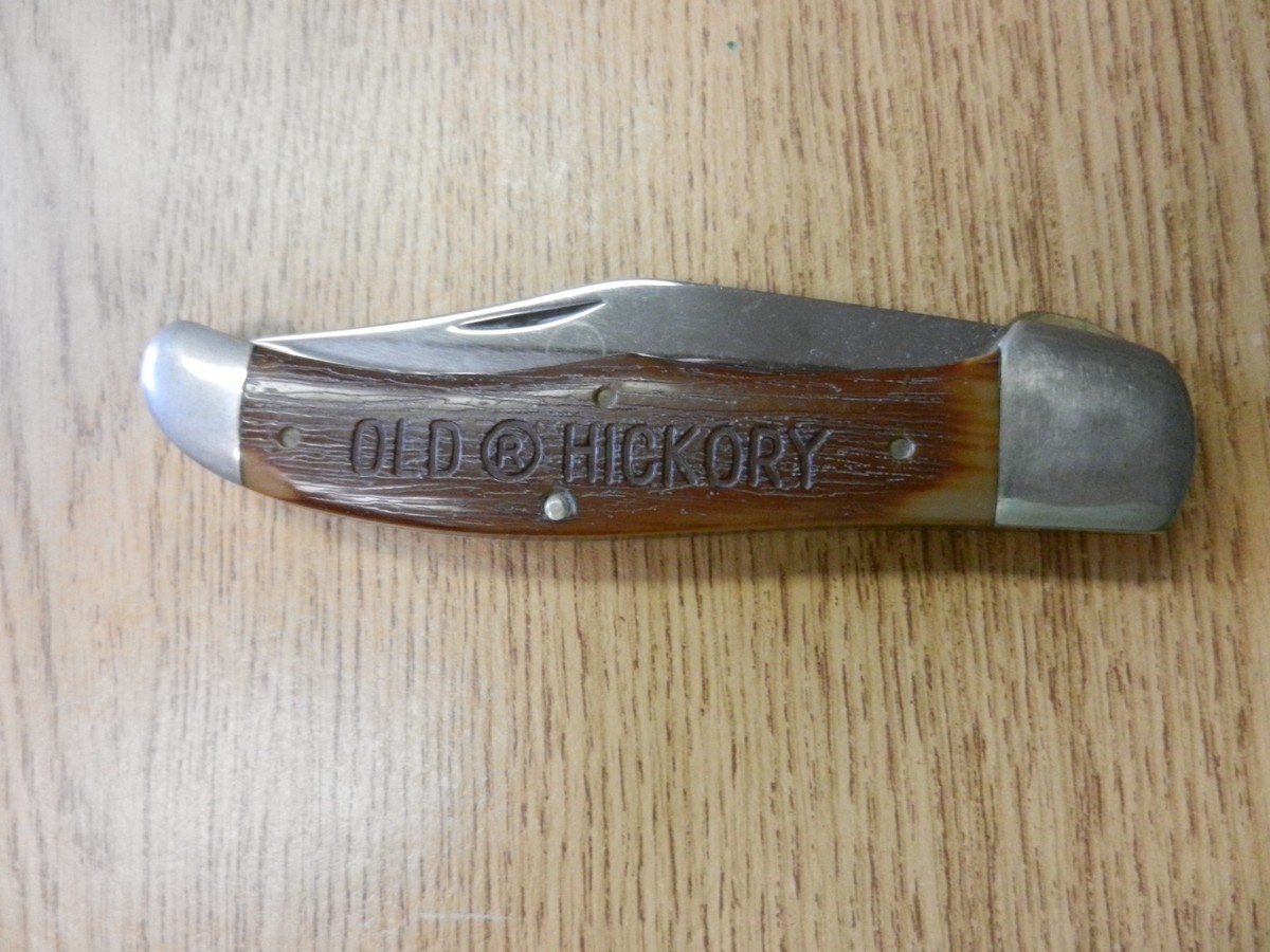 Unused OK Ontario Old Hickory Single Blade Folding Hunting Knife