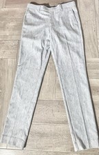 Boohoo MAN Skinny Suit Trouser Pants Formal Dress  Size  30 R  Grey