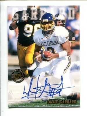 2002 Press Pass Autographs David Garrard  Auto