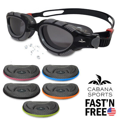 Polarized Swimming Goggles with Case Adult Anti Fog Open Water UV Protection