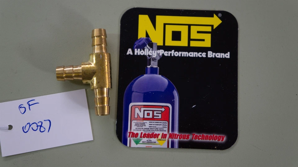 NOS 15534NOS Brass Fuel Tee , 5/16" , New  - Image 3 of 4