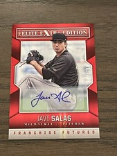 2014 Panini Elite Franchise Futures Auto Javi Salas #20 Milwaukee Brewers /799