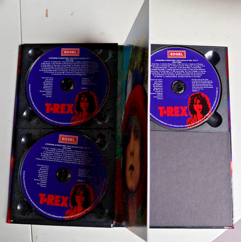 💥 MARC BOLAN & T.REX 1972-1977: A WIZARD, A TRUE STAR, 3 CDs, DELUXE BOXSET TOP - Bild 3 von 4