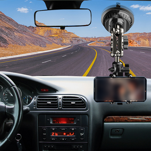 Car Phone Holder Mount Phone Mount for iPhone Car Windshield Dashboard Universal - Picture 4 of 13