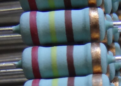 2 pcs  240 ohm 2W Wire Wound Power Resistors.with flameproof coating