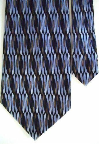 Vintage Monte Carlo Fashion Los Angeles CA Necktie Blue Gold Lions
