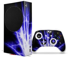 Skins XBOX Series S Console Controller Lightning Blue