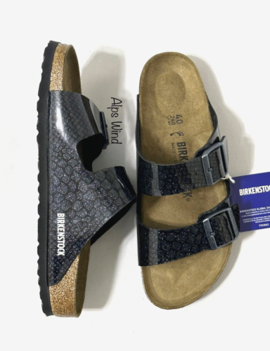 Birkenstock Arizona Big Buckle Leather Patent High Shine Sandal SZ.40 NWOB