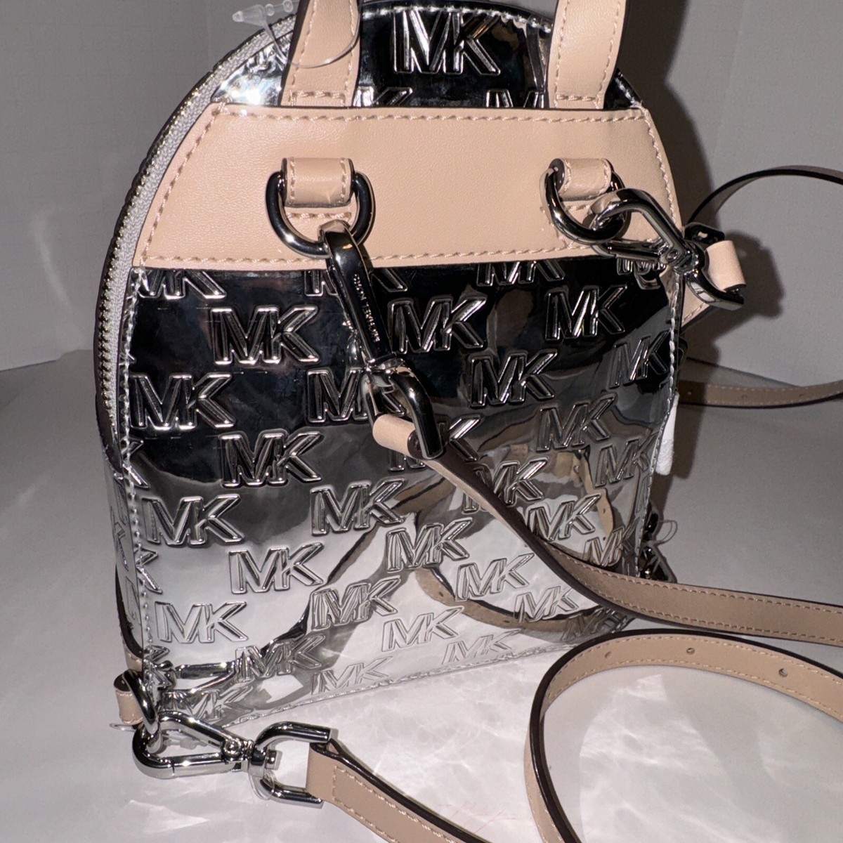New MK Michael Kors Brooklyn Convertible Mini XS Backpack 