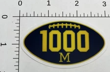 University Of Michigan Wolverines Football 1,000 Wins NCAA Big 10 MAGNET