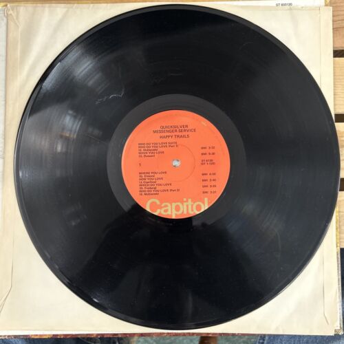 QUICKSILVER MESSENGER SERVICE 1969 VINYL LP HAPPY TRAILS ST-6120 - Picture 3 of 6