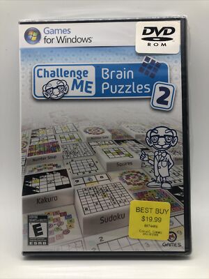 ''Challenge Me Brain Puzzles 2'' NEW PC Game for Windows!