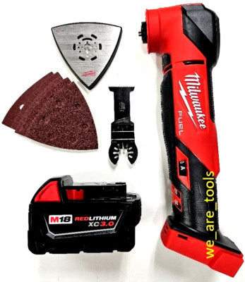 Milwaukee M18 Fuel 2836-20 Multi Tool, (1) 3.0 AH Battery XC Red Oscillating 18V